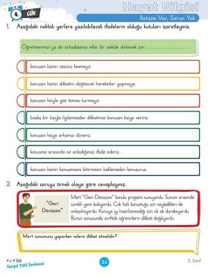 2. Sınıf 4x4’lük Yarıyıl Tatil Serüveni – Bilişsel Etkinlikler - 2026 - 5