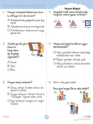 2. Sınıf 4x4’lük Yarıyıl Tatil Serüveni – Bilişsel Etkinlikler - 2026 - 9