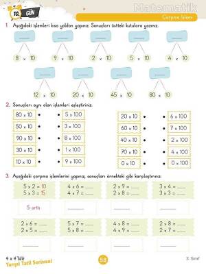 3. Sınıf 4x4’lük Yarıyıl Tatil Serüveni – Bilişsel Etkinlikler 2026 - 8