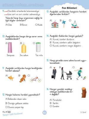 3. Sınıf 4x4’lük Yarıyıl Tatil Serüveni – Bilişsel Etkinlikler 2026 - 10