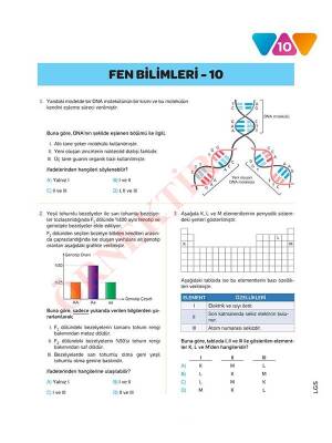 LGS FEN BİLİMLERİ 10'LU Branş Denemeleri | Video Çözümlü | MEB Müfredatına Uygun - 4